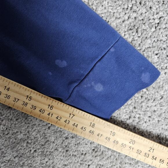 B Draddy Shirt Mens Large Blue Polo Stretch Golf Faded Pima Cotton Blend *Read* - Picture 8 of 12